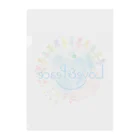 Love＆PeaceのLove＆Peaceキッズ用ロゴ Clear File Folder