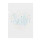 Love＆PeaceのLove＆Peace大人用ロゴ Clear File Folder