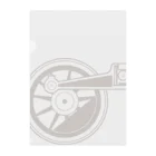 新商品PTオリジナルショップのアプト式機関車動輪(1軸ビッグ) Clear File Folder
