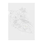 Fromage bleUのねこち（Theo）かっこよ Clear File Folder