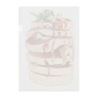 透月糖花のおしりパンケーキ クリアファイル