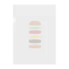 。のハンバーガー Clear File Folder