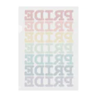 UNIQUE BOUTIQUEのRainbow Pride Clear File Folder