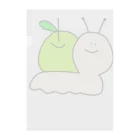 ゆるいもの倶楽部の🐌カタツムりんご🍏 Clear File Folder