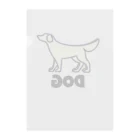 さとうの犬のDOG🐕🦮 Clear File Folder