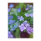 水彩屋の紫陽花（生花） クリアファイル