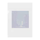 メンタルつらつらと夜景のShinjyuku-blue (park ver.) Clear File Folder