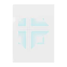 sevenoverlineのcrossroad -icecolor- Clear File Folder