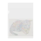 むちむちはむちの子猫のランプちゃん Clear File Folder