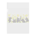 mao-katzeのねこねこ水玉 Clear File Folder