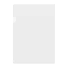 FUNNY JOKESのBINANCE-バイナンス-白ロゴ バックプリントデザイン（背面プリント） Clear File Folder