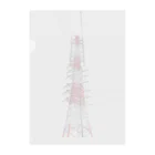 STEEL TOWER rainyの川崎火力線No50 Clear File Folder