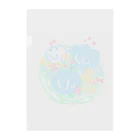 Miku Kafuu Artsの【お花を🌼🌷🌿咲かそう】シリーズ Clear File Folder