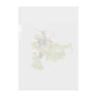 Joy. Ree Illustration SUZURI Shop のGrapes（英国の葡萄畑より） Clear File Folder