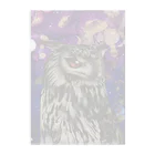 フクロウシホの赤い目の賢者🦉 Clear File Folder