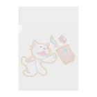 劇団・ハグハグ共和国Shopのころぶはぐにゃん Clear File Folder