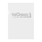 LONGOUTのLONGOUTブラックロゴ Clear File Folder