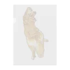 flatcoatedretrieverのgolden retriever クリアファイル