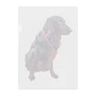 flatcoatedretrieverのflatcoated retriever Clear File Folder