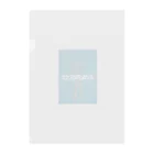 GazpachoのBLUENESS Clear File Folder