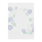 小桜森のラブバと朝顔（白地用） Clear File Folder