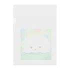 ミズノ リエ　グッズの「ふわふわわんこ」ミズノ リエ Clear File Folder