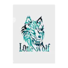 K'sDesignWorksのLoneWolf クリアファイル