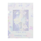 十二夜の書架のピアノと横浜の海・紫陽花の花びら（ロゴ） Clear File Folder