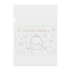 チビもふSHOPのチビもふグッズ Clear File Folder