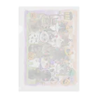 shop あこ猫犬屋のハロウィン猫2 Clear File Folder