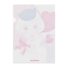 蛯原あきらのねこ耳お帽子 Pink Clear File Folder