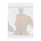 妖怪専門筋肉トレーナ男 公式ショップの妖怪専門筋肉トレーナ男(セリフ空欄) Clear File Folder
