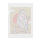 猫様のお通りのチョー開運猫 Clear File Folder