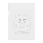 おぐら城売店のおぐら教の殿 Clear File Folder