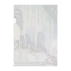 世界の絵画アートグッズのカイ・ニールセン「フェリシアまたは撫子の鉢」挿絵 Clear File Folder