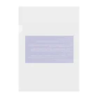 Ａ’ｚｗｏｒｋＳの一番コワいヤツ　ブルースクリーン Clear File Folder