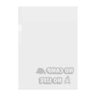 アウトドアデザインのNO CAMP NO LIFE Clear File Folder