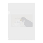 小鳥じるしのパパ鳥と娘鳥 Clear File Folder