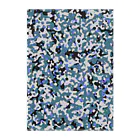 Military Casual LittleJoke のCamo AGR Blue アグレッサー迷彩 青色 Clear File Folder