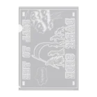 yanagishin SHOPの闇堕ちネイビー Clear File Folder