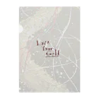 Love Me の新月の蜿蜿長蛇アイテム Clear File Folder