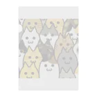 SHOP ベアたんの猫いっぱい Clear File Folder