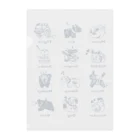 SU-KUのThe Zodiac of Fukushima Clear File Folder