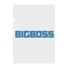 【何字ゃ文字屋】の「BIG BOSS」新ロゴ フォント クリアファイル