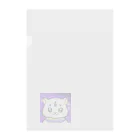 たまゆら繭の虹音プリム(紫だよ～(´ぅω・｀)) Clear File Folder
