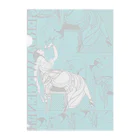 Cordelia　SUZURI分室のGERDA "Collage green" Clear File Folder