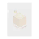 スロータイプ書店 Slowtype BooksのHONEY TOAST ハニートースト 247 Clear File Folder