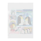 みなとまち層の南半球のペンギンたち Clear File Folder