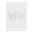 みきぞーん｜保護猫 ミッキー画伯と肉球とおともだちのram&rui Clear File Folder