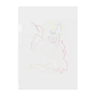 ゆっくりっくかすみ荘suzuri店のアートセラピーのじかん１ Clear File Folder